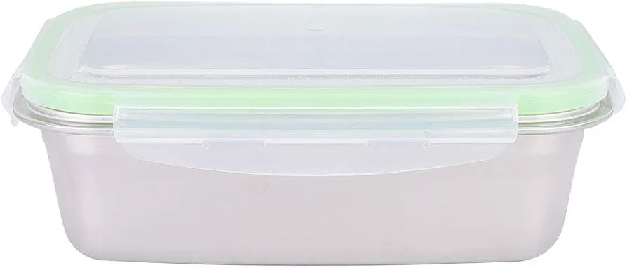Haofy 850ml Portable Stainless Steel Lunch Box, Sealing Food Box Container for Outdoor Picnic