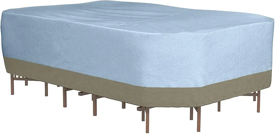 [monsoon] Medium 105 in. Rectangle Patio Table with Chairs Cover 105L x 82W x 32H