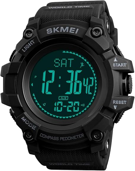 S Shock Military Sports Watches Compass Pedometer Calories Mens Watch Digital Waterproof Electronic Watches Men Wristwatch
