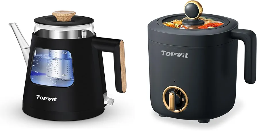 Topwit 1.0L Electric Kettle & 1.2L Electric Pot