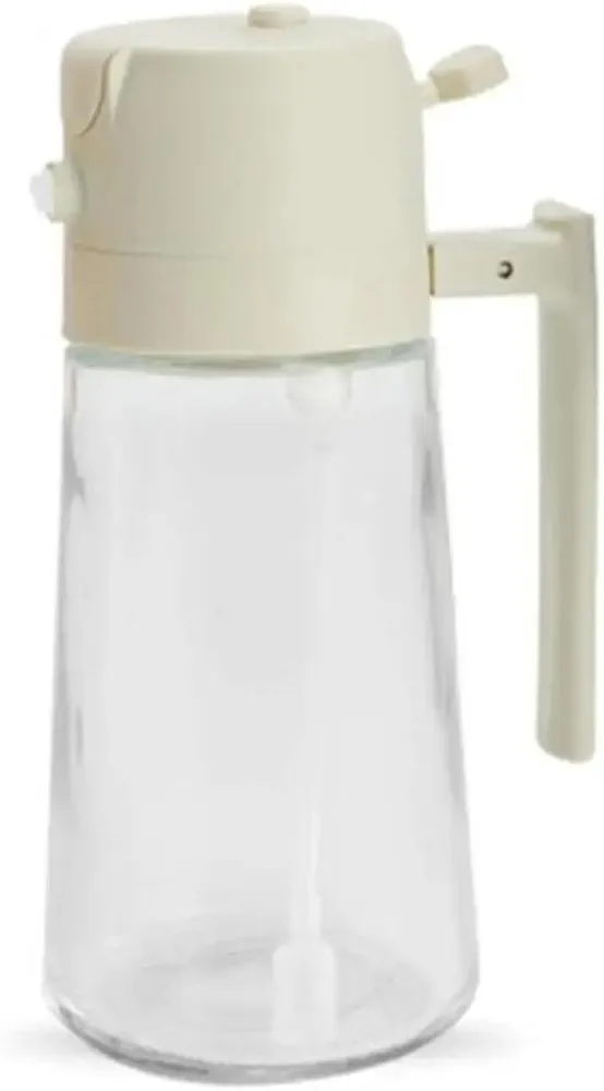 470ml Glass Olive Oil Sprayer for Cooking - Kitchen Oil Dispenser Bottle Mist