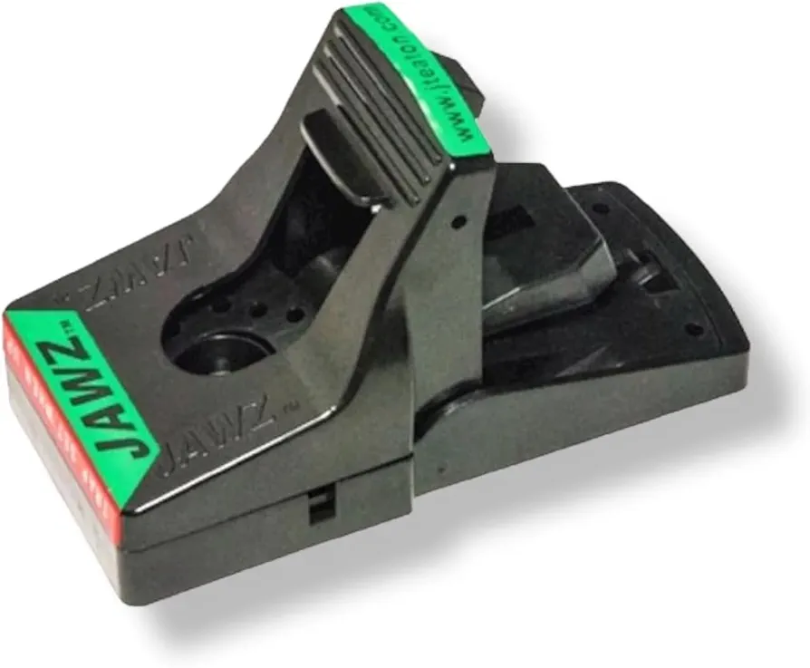 JT Eaton 410 Jawz Indoor Rat Trap for Solid or Liquid Bait, Instant Kill Traps for Rat & Chipmunk - No Touch Disposal – 1 Trap