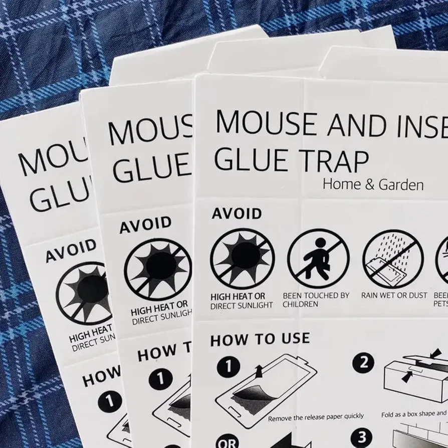 Mouse Traps Indoor for Home Gnat Traps for House Indoor ant, Rat,Mouse,Roach,mice,Bug Traps for House Indoor Glue Traps (36pack)