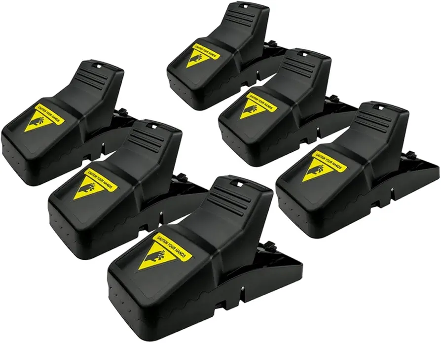 Brookstone Mouse & Rodent Trap - Set of 6 for Indoor and Outdoor Use
