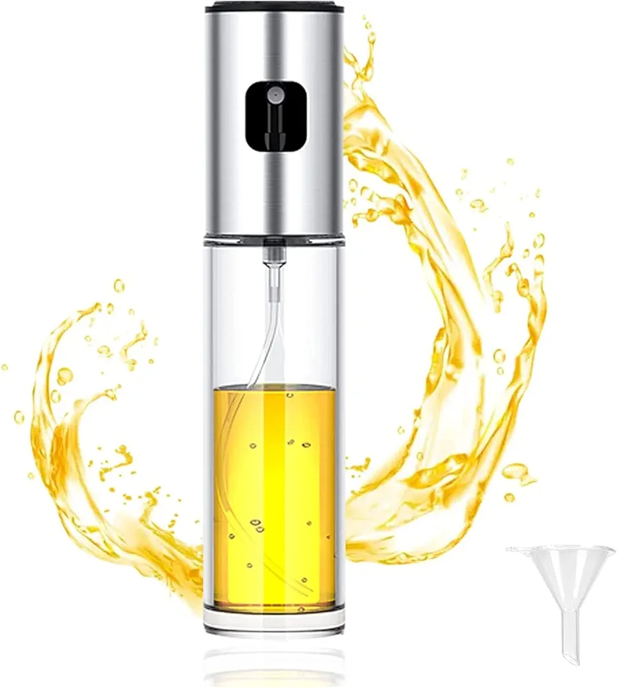Oil Sprayer for Cooking, Olive Oil Sprayer Bottle, 100ml Capacity, for Salad, Roasting, BBQ, Kitchen Baking