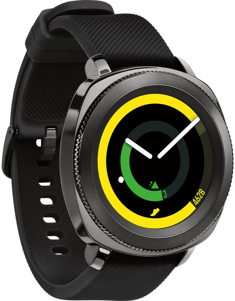 SAMSUNG Gear Sport Smartwatch (Bluetooth), Black, SM-R600NZKAXAR – US Version with Warranty