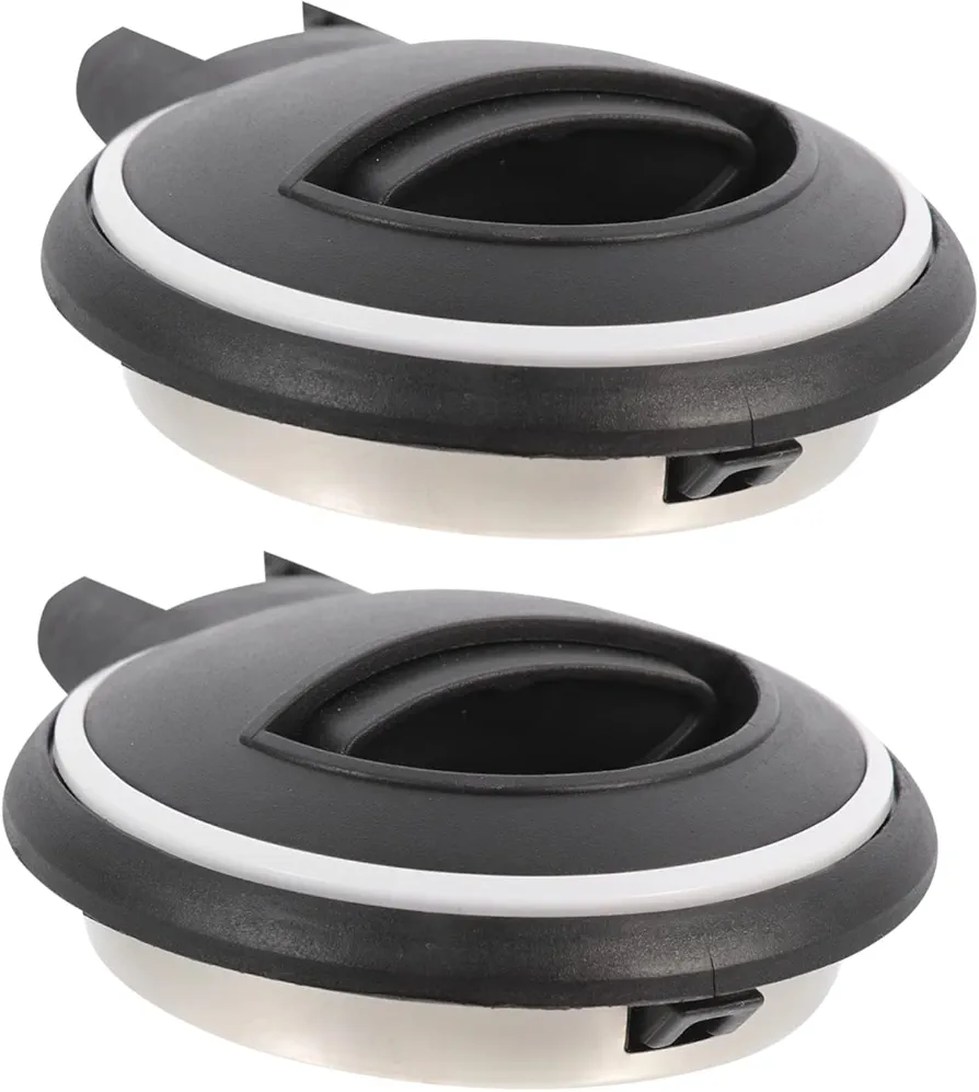 2pcs Kettle Lid Hot Pot Electric Rapid Cao Top Cover for Kettle Electric Water Boiler Small Kettle Electric Mini Kettle Filp Kettle Cover Whistle Car Fast Steamer Part Cup Black