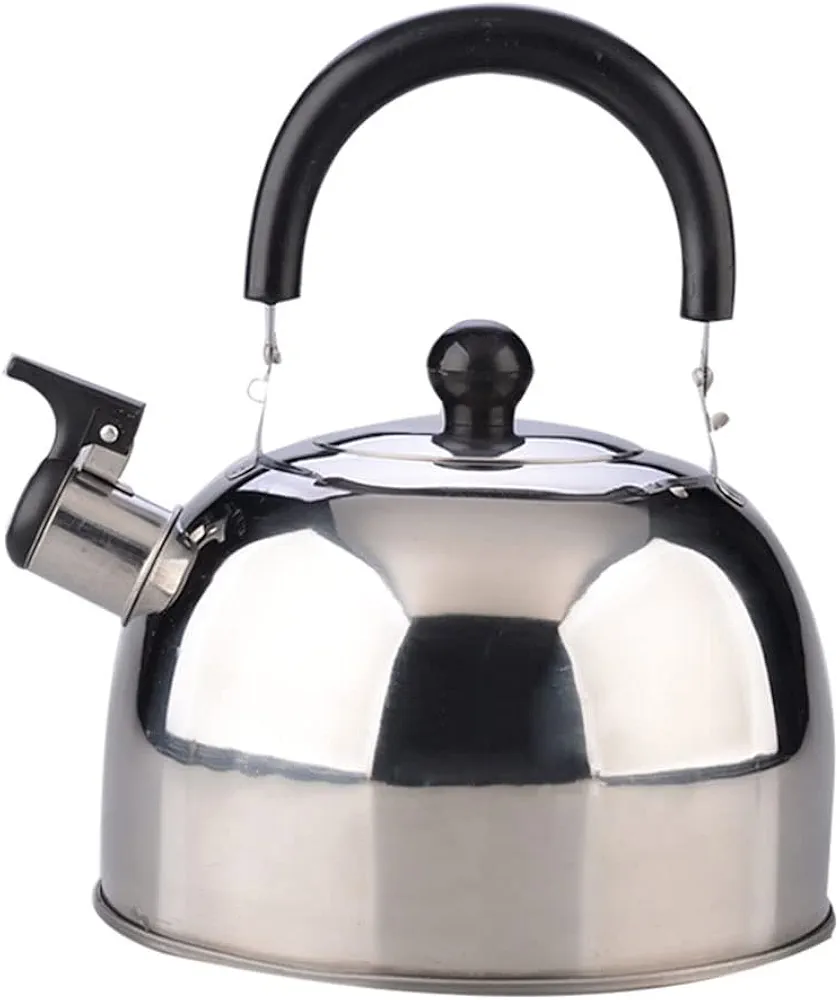 CULIACAN Teakettle Household Thickened Stainless Steel Flat-Bottom Sounding Kettle Large-Capacity Hemispherical Kettle Universal Sounding Kettle Kettle (Color : C)