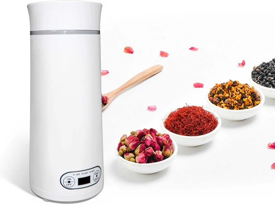 Travel Electric Kettle Small Portable Electric Tea Kettle Water Boiler Fast Boil and Auto Shut Off Hot Water Kettle 3 Temperature Mode