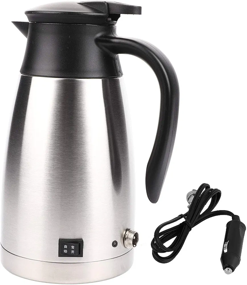 Stainless Steel Electric Kettle, 1 Liter Tea Kettle Electric and Hot Water Kettle, Removable Lid for Easy Cleaning, Auto Shut Off and Boil Dry Protection