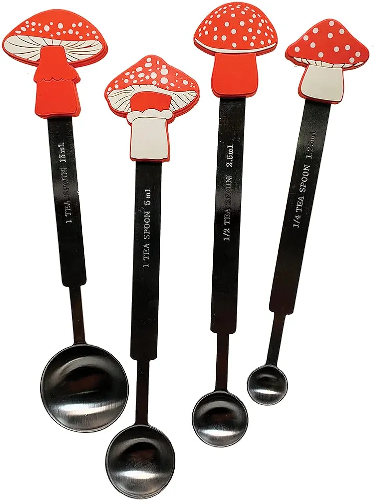Streamline Imagined Mushroom Measuring Set of 4