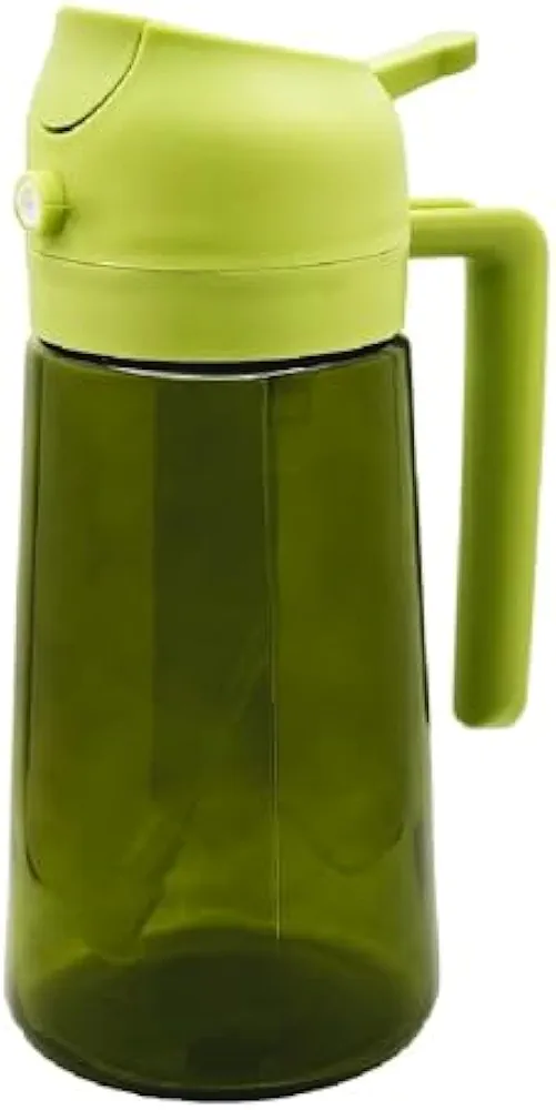2 in 1 Oil Dispenser, 2024 New 2 in 1 Oil Dispenser and Oil Sprayer (Green-A)
