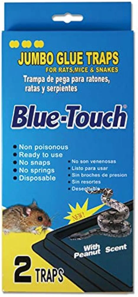 Jumbo Size Super Strong Glue Traps for Mice, Rats & Large Crawling Pests 2 Traps per pack (3)