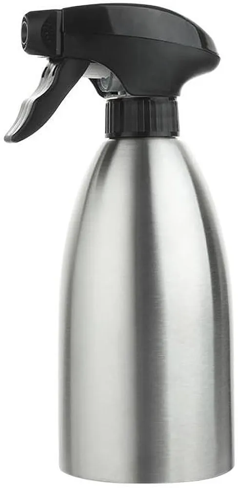 Stainless Steel Olive Oil Sprayer Bottle, 17 Oz/500ml Sauce Vinegar Sprayer Dispenser, Water Sprayer Bottle,Kitchenware Tools for Cooking, Frying, BBQ and Grilling