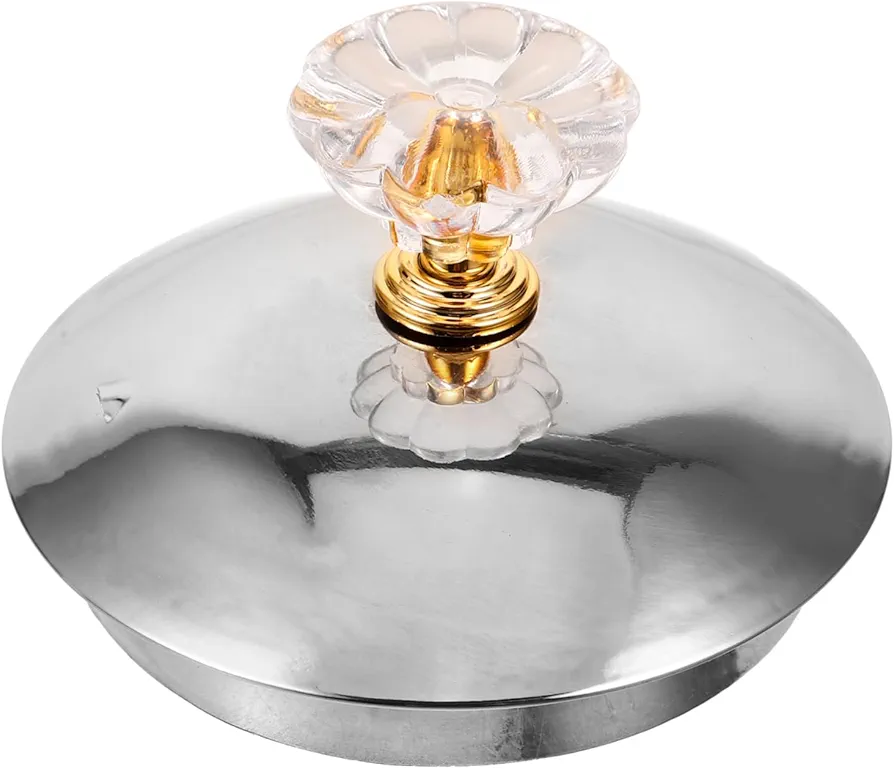 IMIKEYA Electric Teakettle Cover Heating Kettle Cover Heating Water Kettle Lid Electrical Kettle Caps Silver Stainless Steel