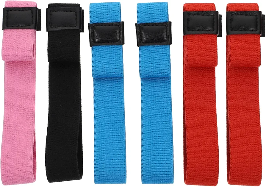 6 Pcs Lunch Box Elastic Bands Double Layer Bento Box Fixing Straps Lunch Container Sealing Straps for Home Office Outdoor Camping Random Color