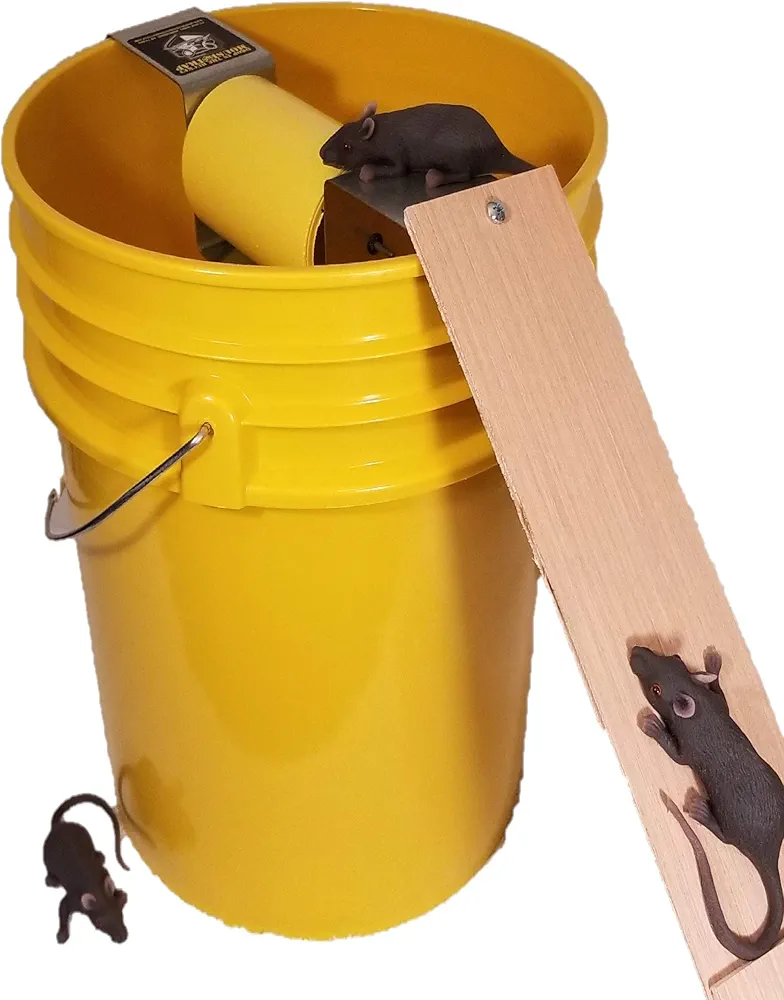 Drop in The Bucket Multiple Catch Animal Trap for Rodents. Pack of 2