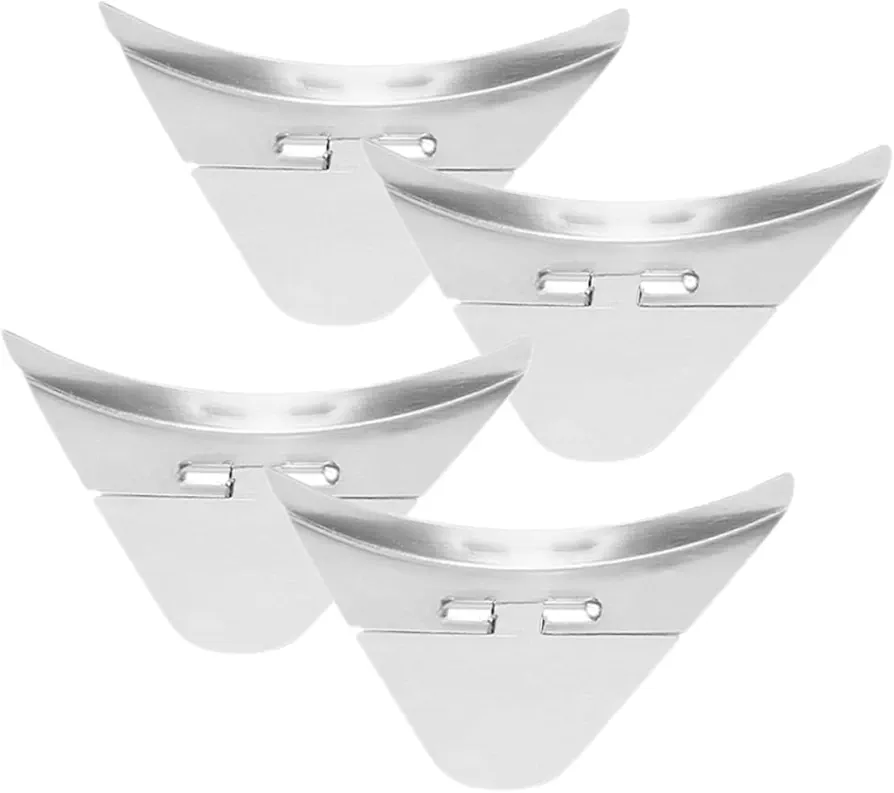 SHOWERORO 4pcs Spout Cover Accessories for Water Kettle Electric Kettles Household Kettle Accessory Kettles Anti-splash Covers Boiling Kettle Spout Covers Silver Stainless Steel