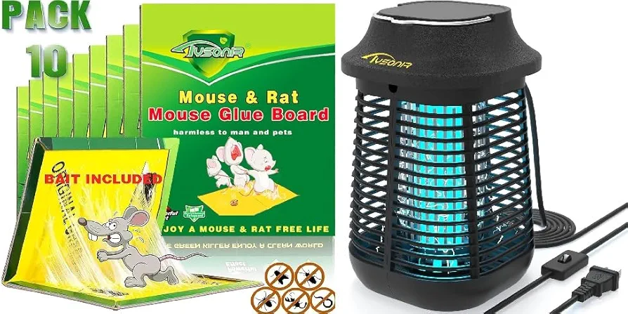 Bug Zapper (3rd Generation)+Mouse Traps 10 PCS