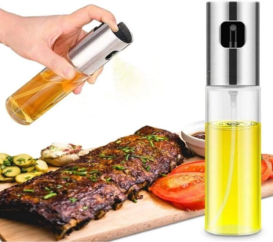 olive oil sprayer bottle, portable oil dispenser bottle, stainless steel, olsp1
