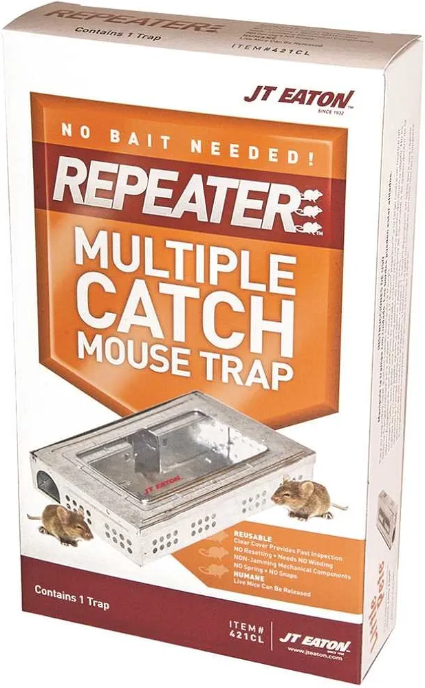 JT Eaton Repeater Multiple Catch Animal Trap For Mice 1 pk