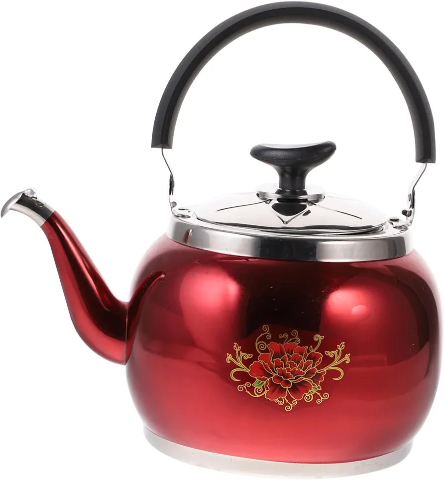 Buzzing Kettle Large Capacity Water Pot Stainless Steel Tea Kettle Water Boiler Kettle Kitchen Kettle Water Kettle Kitchen Water Boiler Whistling Kettle Convenient Teakettle