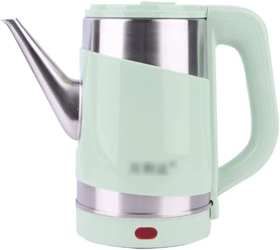 Electric Water Kettle Gooseneck Electric Kettle Stainless Steel Cordless Water Kettle 1.2L/42.2oz Small Kettle Electric Easy Pour Spout Pink/green Electric Tea Kettle (Color : Green A)