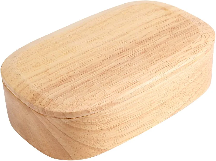 Bento Box Adult for Working Picnic Outdoor, Japanese Bento Box with Divider Wood Bento Lunch Box Bento Box for Picnicking Office Hiking Camping