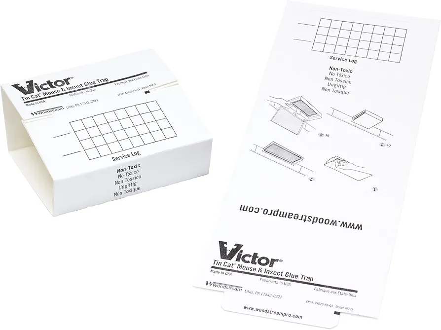 Victor Tin Cat Glue Boards M309 - CASE (72 boards)