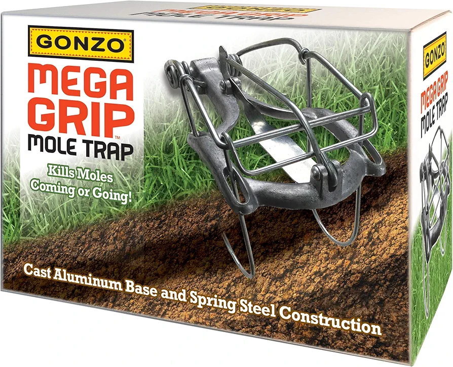 Gonzo 5013 Mole Trap, Silver