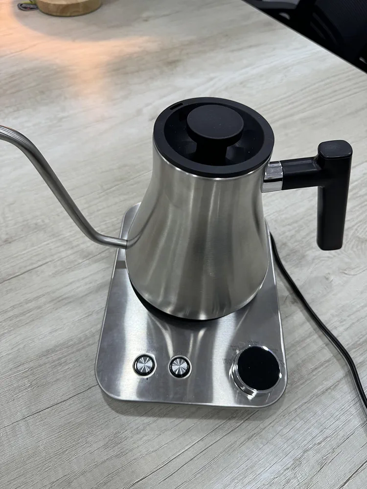 COZII Gooseneck Electric Kettle with Temperature Control, 24H Keep Warm Pour Over Kettle for Coffee & Tea,±1℉ Temperature Control 1200W Quick Heating Water Boiler with 50pcs Coffee Filter,0.9L