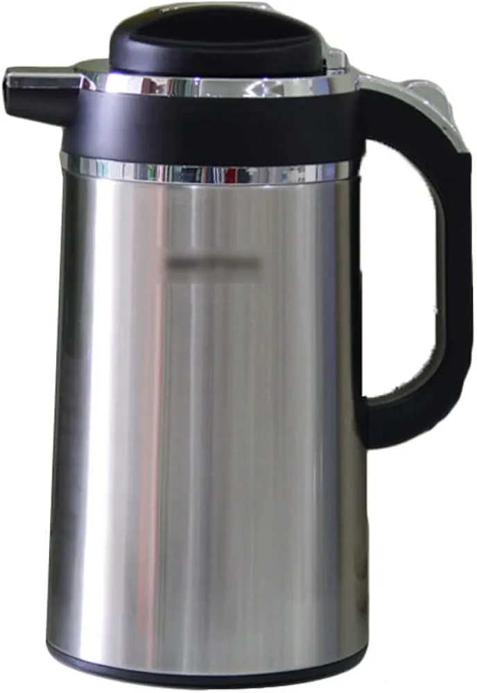 Electric Water Kettle Electric Kettle Double-layer Heat Insulation 2L Large Capacity Kettle With Fast Boil Time With Keep Warm Function Water Kettle Electric Tea Kettle ( Color : Stainless steel )