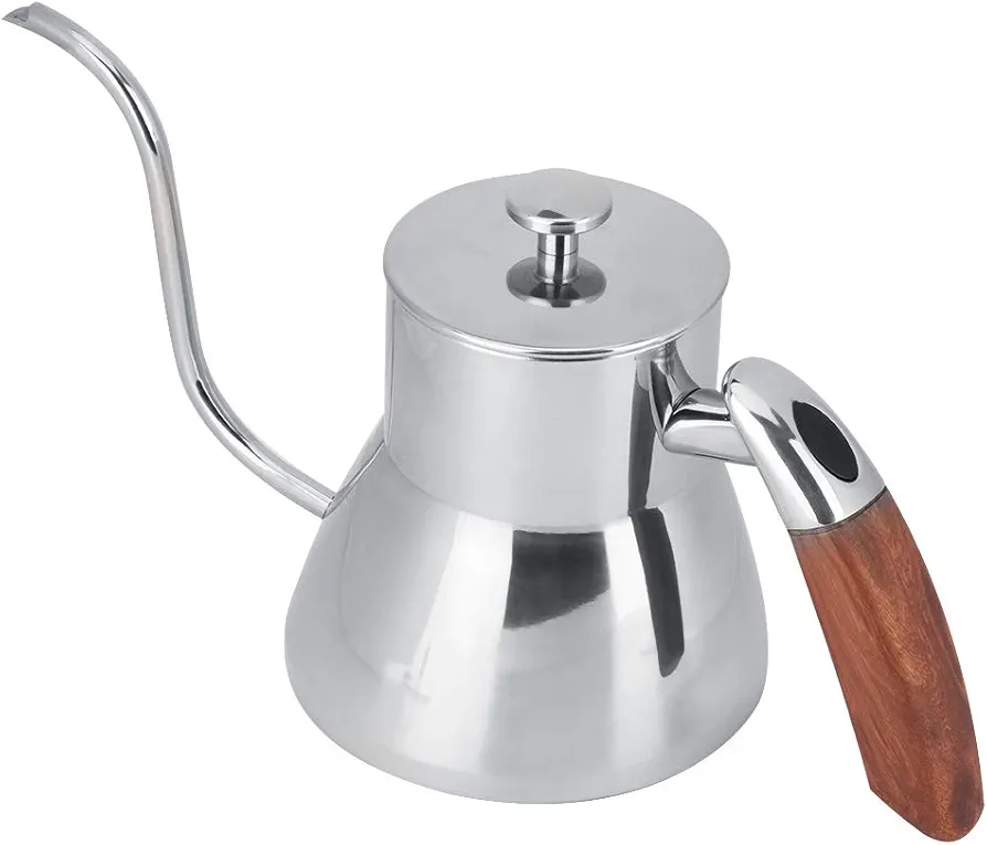 Stainless Steel Coffee Pot - 800ml Water Kettle - for Gas Stove, Induction Cooker, Electric Ceramic Stove - for HomeCoffee ShopOffice