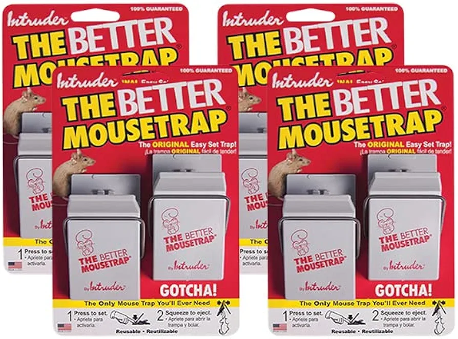Intruder The Better Mousetrap™, Pack of 8 Traps