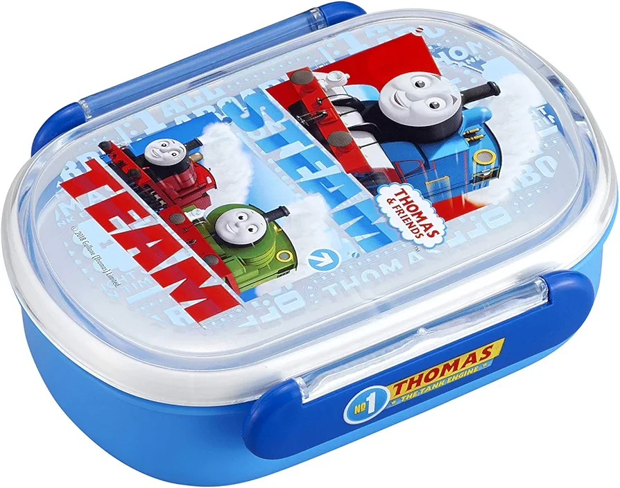 Thomas and Friends Bento (Lunch) Box from Japan with 2 Compartments. 270 ml (9.13 fl oz) by OSK