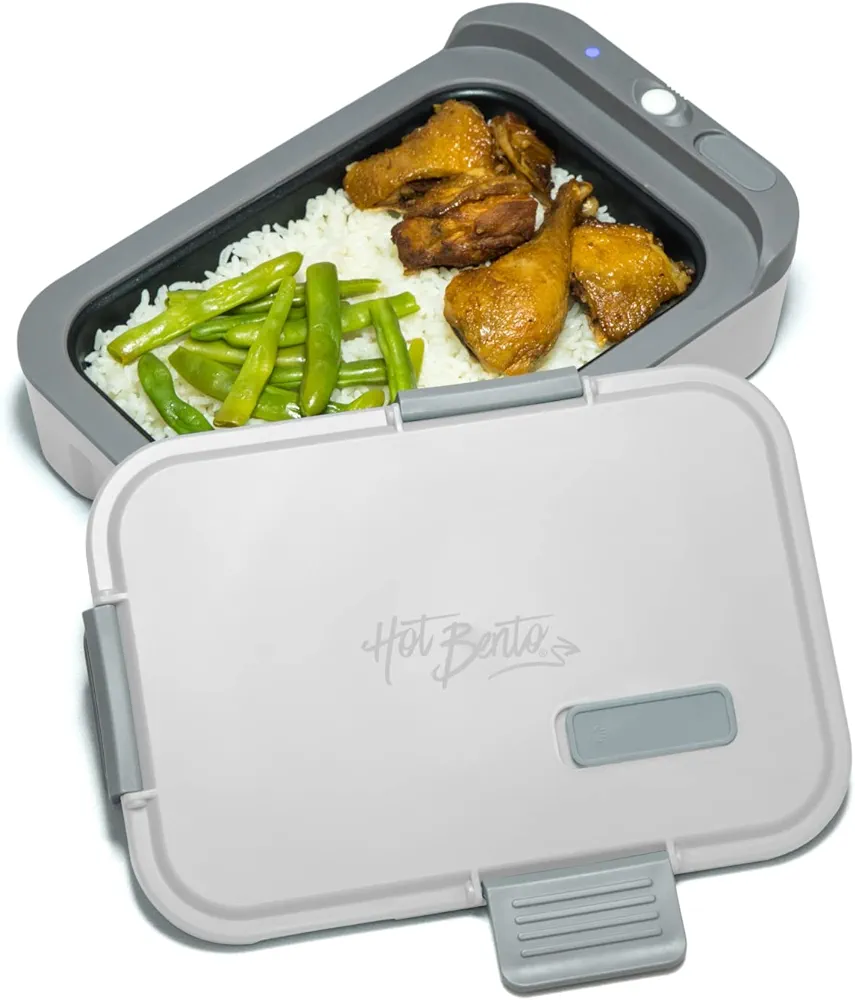 Hot Bento – Self Heated Lunch Box and Food Warmer – Battery Powered Portable, Cordless
