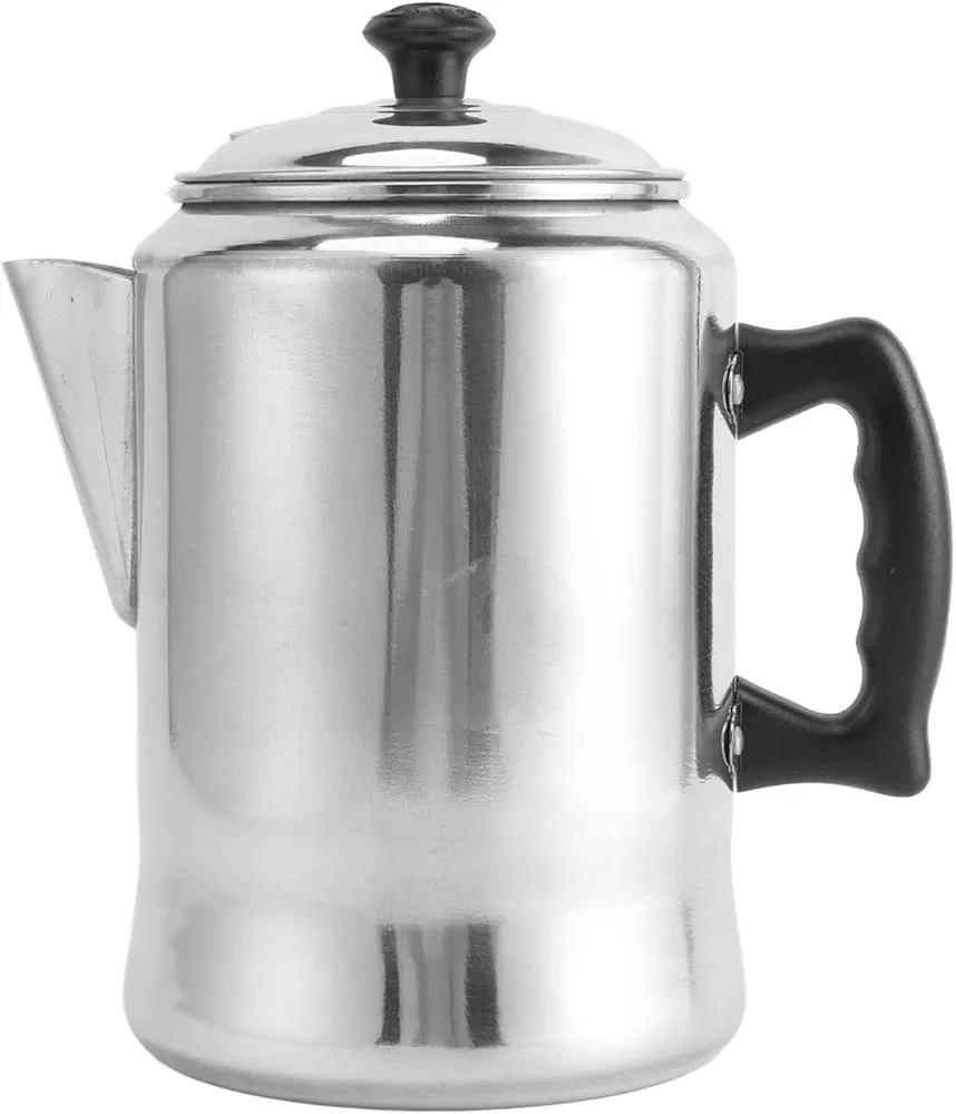 3L Coffee Kettle for Stove,Hot Water Heater for Camping, Tea Kettle Aluminum Coffee Kettle V Shaped Spout Hot Water Bolier Fast Heat Conduction Tea Pot for Camping, Home or Kitchen