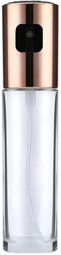 Oil Sprayer For Cooking (Rose Gold), 100ml Olive Oil Sprayer Mister, Sprayer for Salad, BBQ, Baking, Roasting, or Air Fryer, Kitchen.