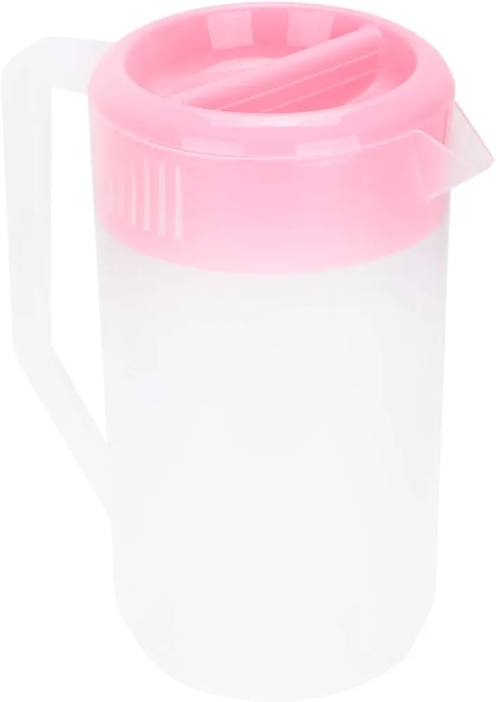 SHOWERORO Transparent Water Kettle Tea Kettle Clear Water Bottles Water Pitcher Kettle Water Boiler Clear Teapot Pitcher with Lid Cold Water Kettle Lemonade Pitchers Bottles White re-usable