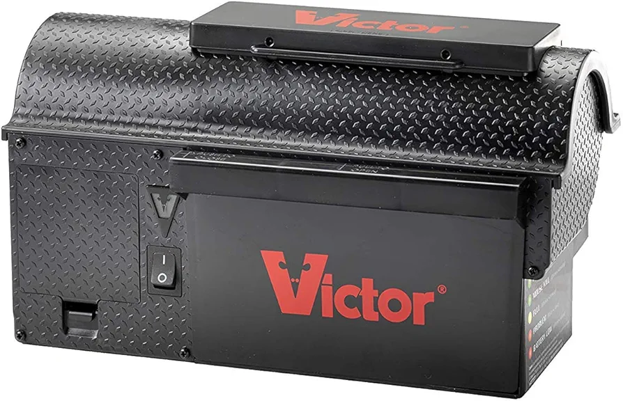 Victor M260 Indoor Multi-Kill Humane Electronic Mouse Trap - No Touch, No See Electronic Instant Kill Mouse Trap – Kills & Holds Up to 10 Mice Per Setting
