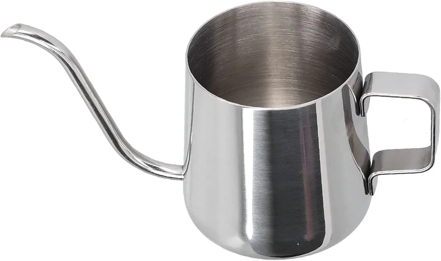 Tea Pour 19×10×9 350Ml Stainless Steel Hanging Ear Coffee Pot Gooseneck Spout Coffee Tea Pot For Indoor Outdoor