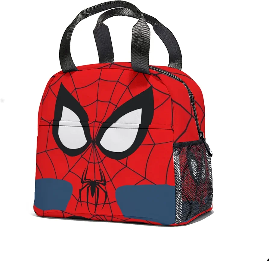 Imyodref Anime Cartoon Lunch Box - Insulated Lunch Bag For Girls Boys - 8.5 Inch Cute Lunch Box Suitable For Adult Women Men Preppy School Work Office