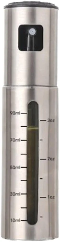 Oil Sprayer for Cooking,Stainless Steel Spray Bottle,Oil Dispenser Spritzer Bottle,Portable Olive Oil Sprayer,Oil Dispenser for Kitchen