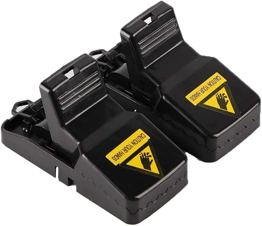 Reusable Mouse Traps That Works Effective Rat Snap Traps 2 Pieces Mice Traps Strong Mouse Killer Sensitive Mouse Catcher for House Garden Indoor Outdoor