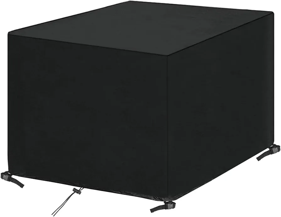 Outdoor Sofa Cover Waterproof, Heavy Duty 600D Funiture Covers for Outdoor Sectional Sofa Set Wicker Rattan Table Chair Rectangular 67"x37"x28"