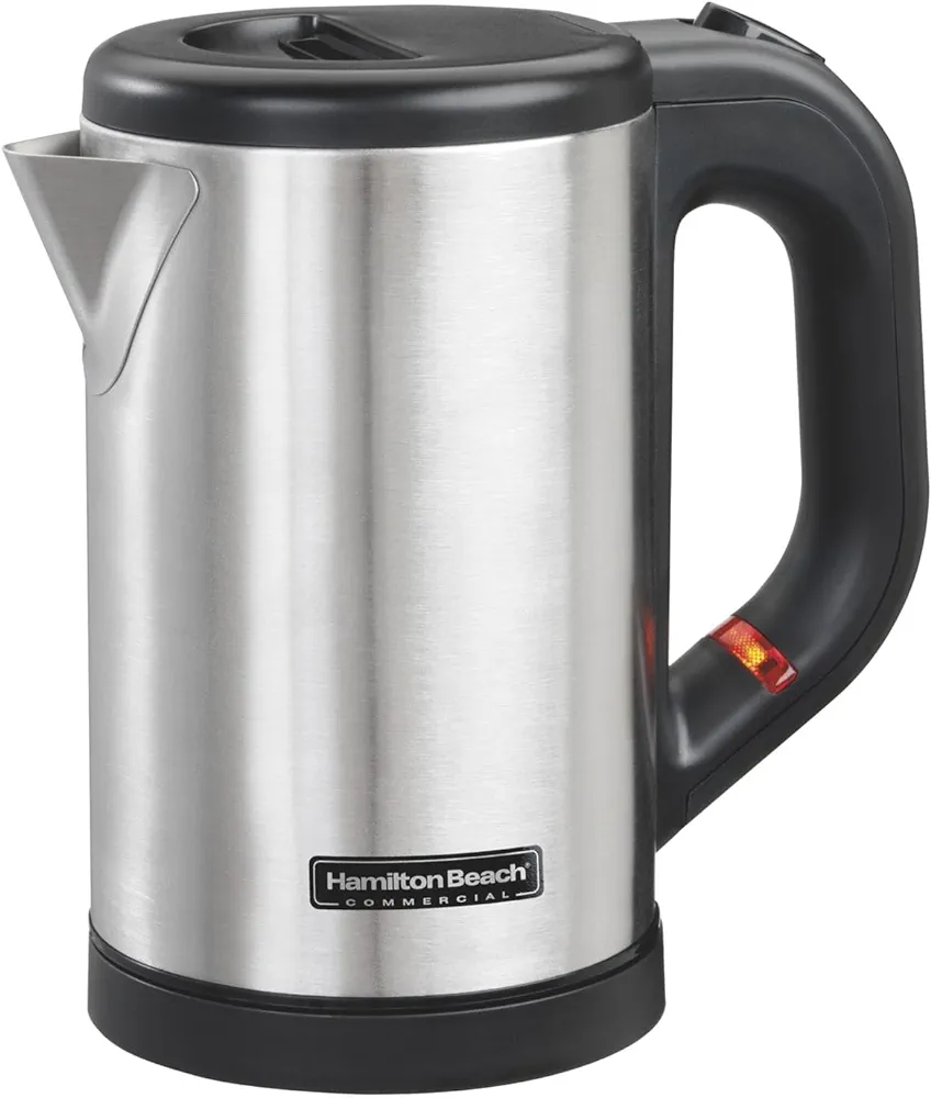 Hamilton Beach® Commercial Hospitality 0.5 Liter Stainless Steel Electric Hot Water Tea Kettle HKE050