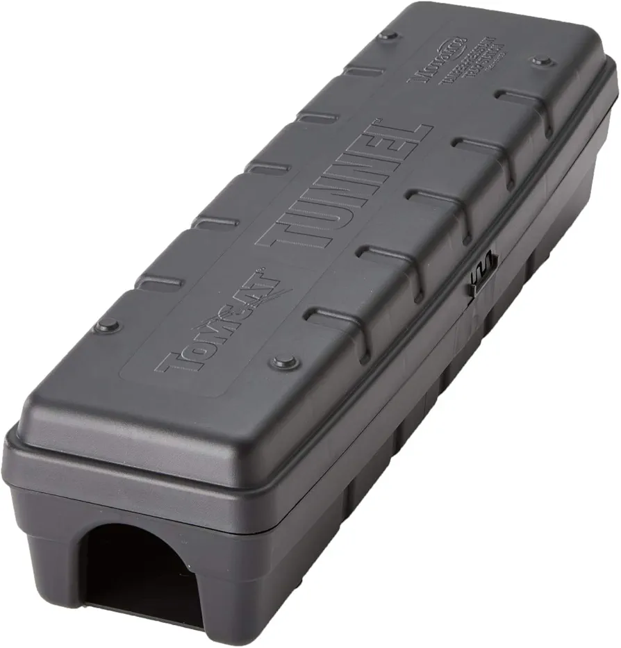 Tomcat Motomco Tunnel Trapping System - Full CASE Bait Station and Trap Station Includes 8 Individual Reusable Snap Traps | 4 Individual Tunnels in Set | Made in USA