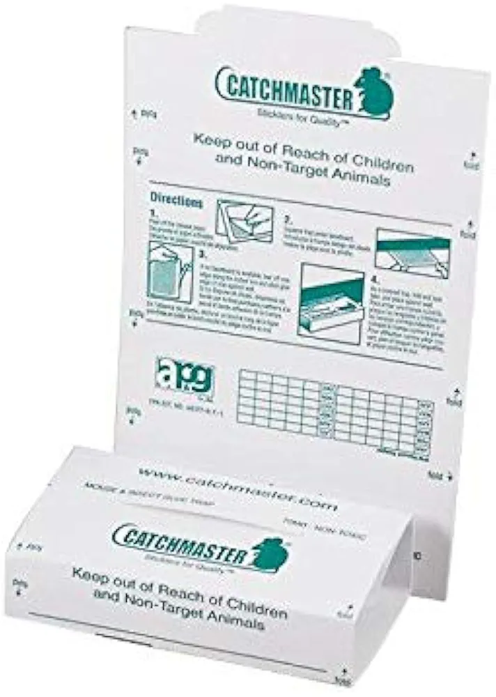 Catchmaster Peanut Butter Scented Glue Board Mouse & Insect Traps (1 Case of 72 Glue Boards)