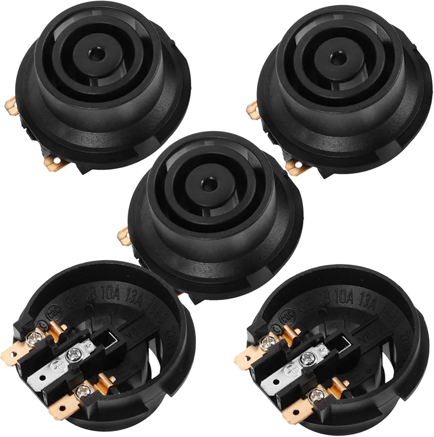 Gatuida 5pcs Electric Kettle Temperature Coupler for Electric Appliances Thermostat Coupler for Kettle Temperature Control Base Kettle Temp Control Coupler Temperature Base Thermal Base
