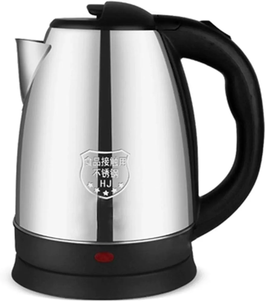Kettles,Household Electric Kettle Large Capacity 1500W High Power for Fast Heating Electric Tea Kettle,Stainless Steel Kettle 2L,Cordless Kettle Auto Shut-Off/Pink elegant, Silver (Silver)